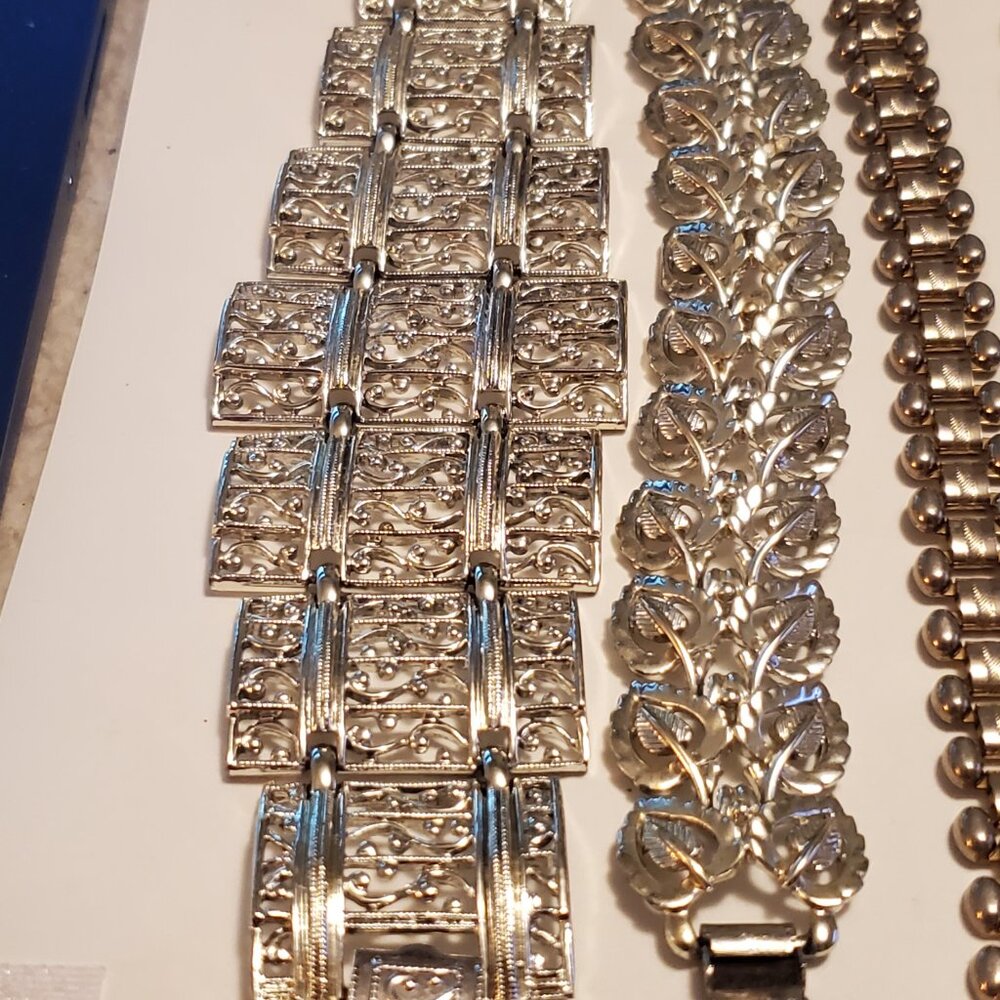 10  Bracelets, items # A-1268-1277,. wt. 256 grams. - Picture 2 of 12
